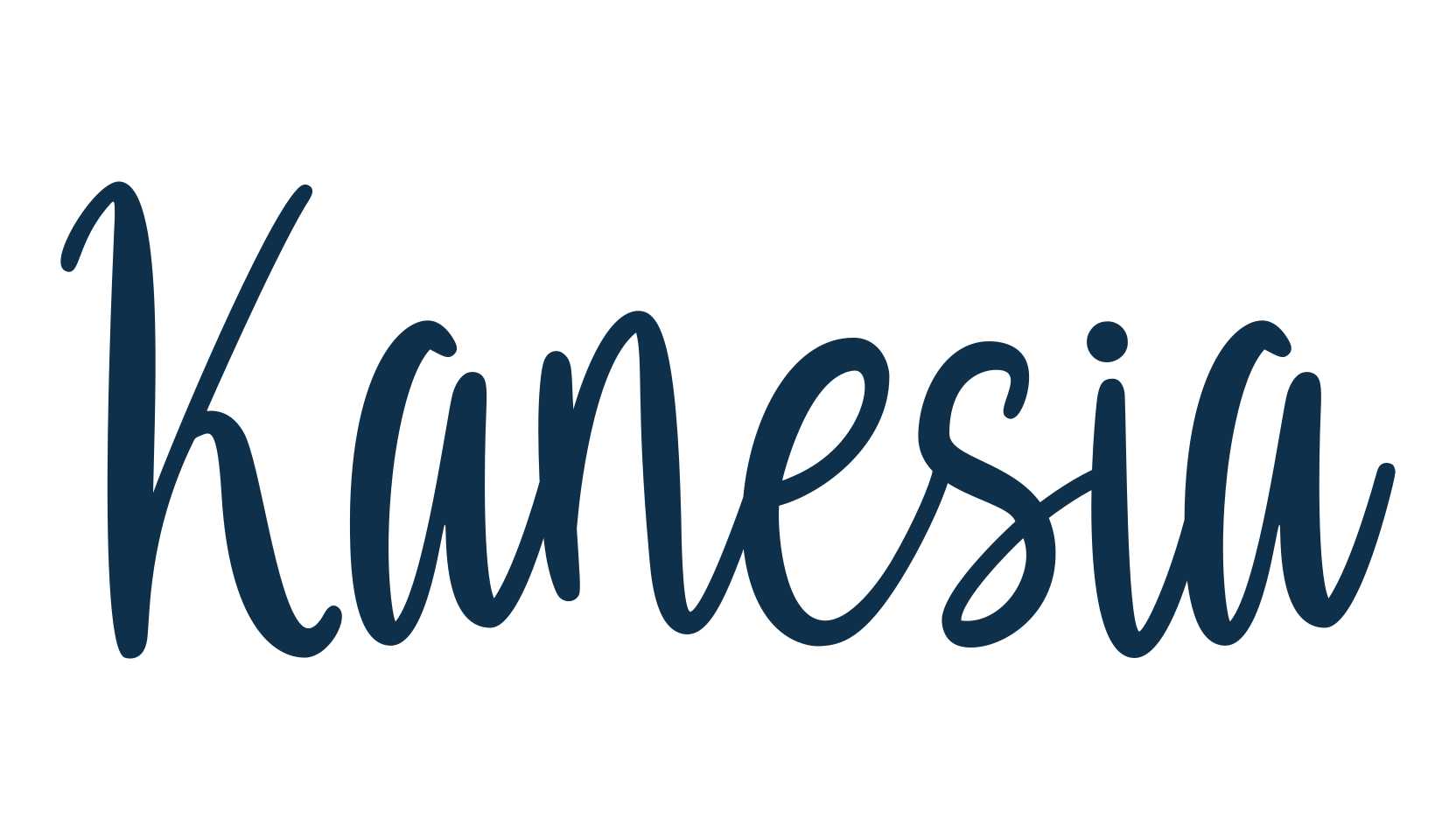 Kanesia, fancy decorative font preview
