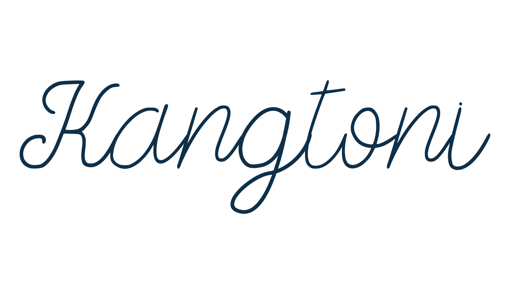 Kangtoni, fancy decorative font preview