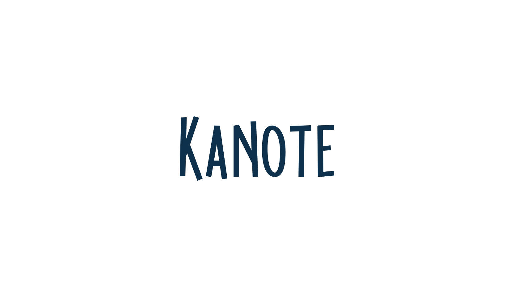 Kanote, cartoon font preview