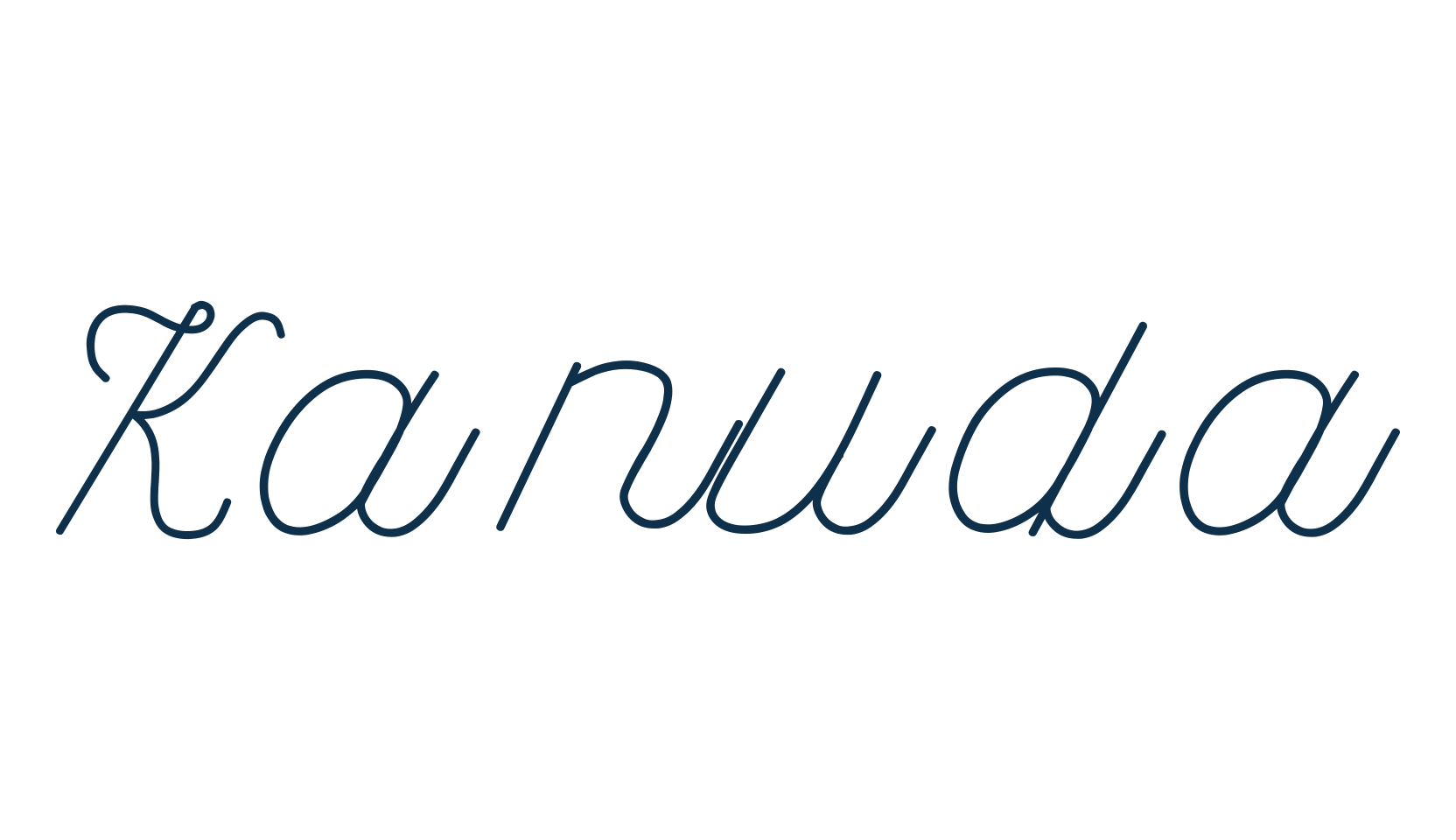 Kanuda, various font preview