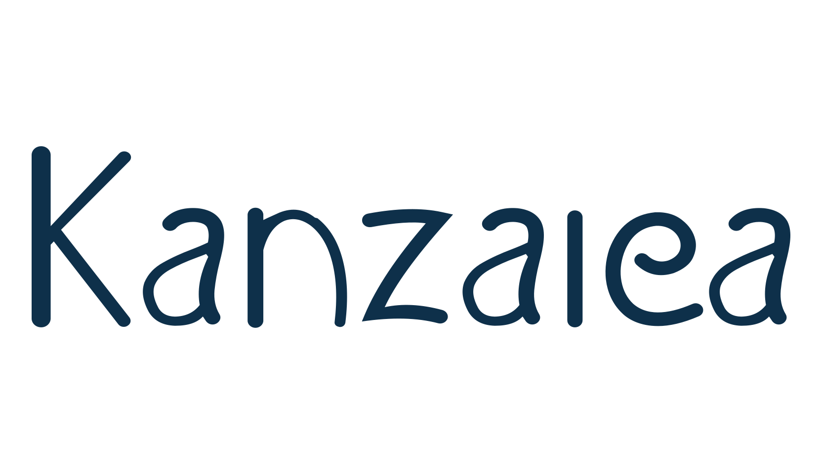 Kanzalea, handwriting font preview