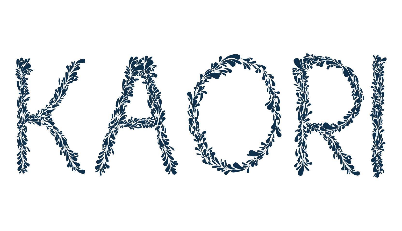 Kaori, fancy various decorative font preview