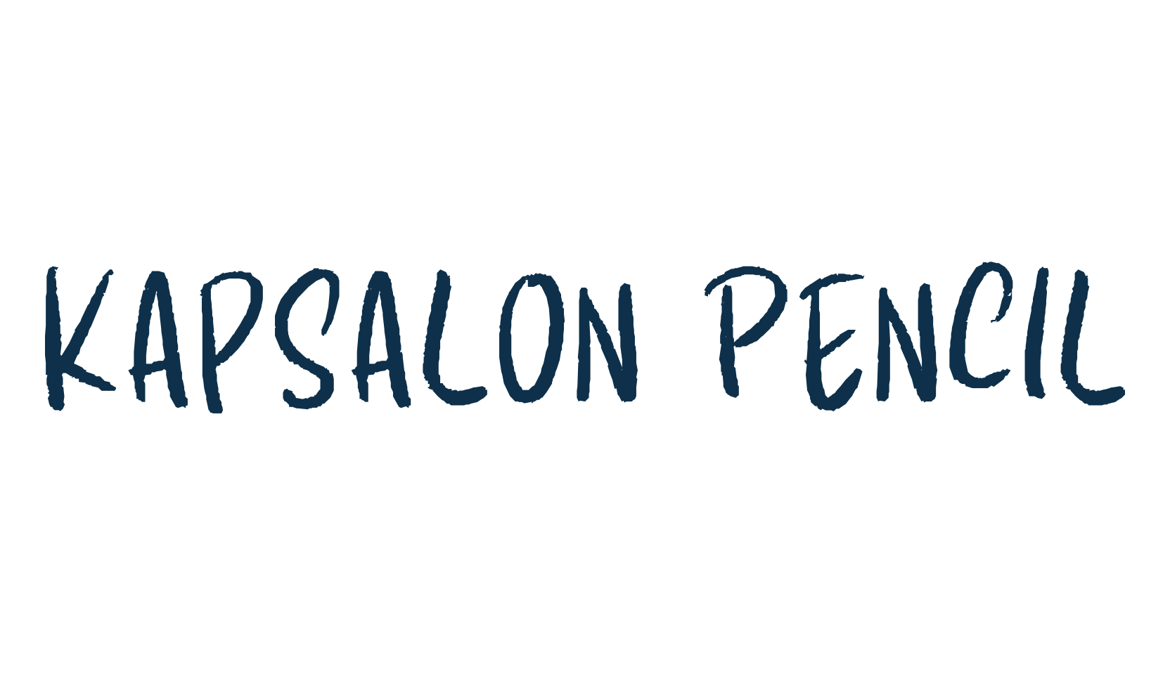 Kapsalon Pencil, script handwritten fancy decorative calligraphy font preview