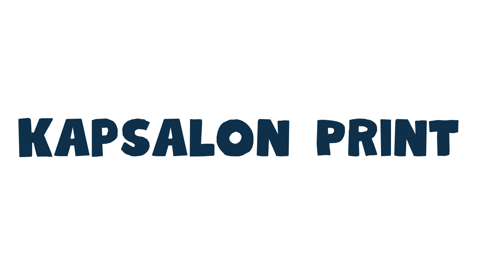 Kapsalon Print, fancy cartoon decorative font preview