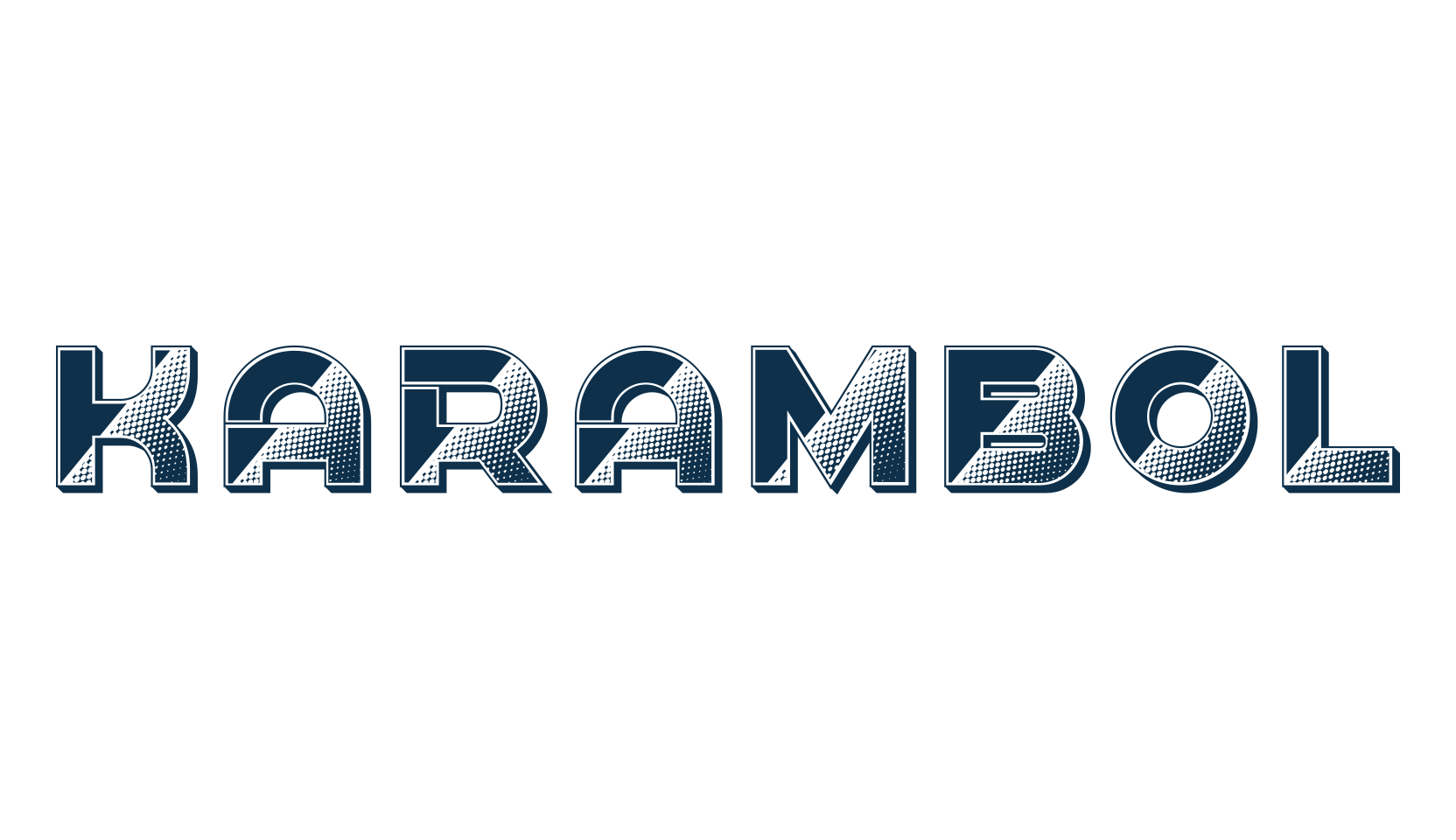 Karambol, fancy various decorative font preview