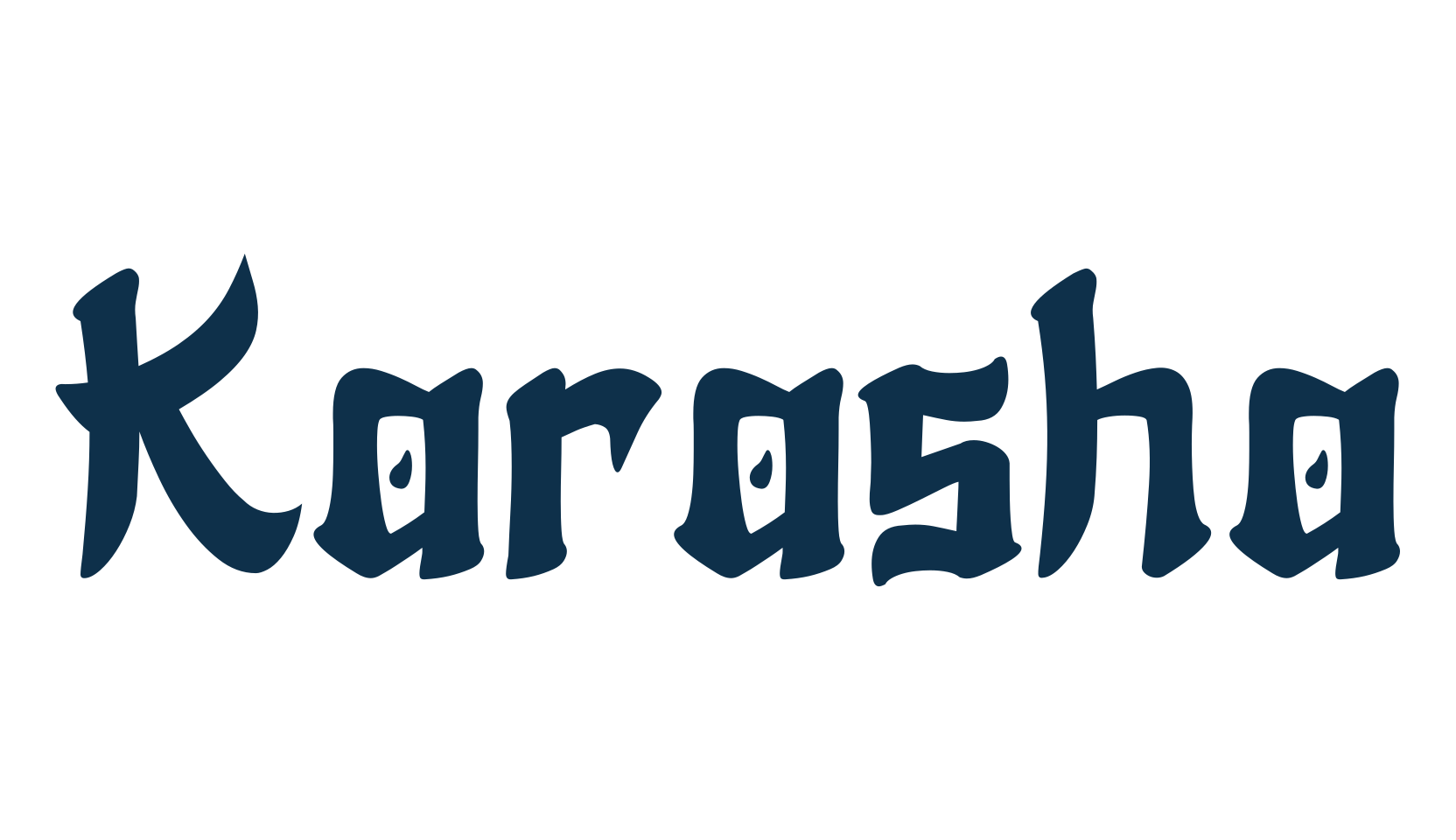 Karasha, foreign look chinese, jpn font preview