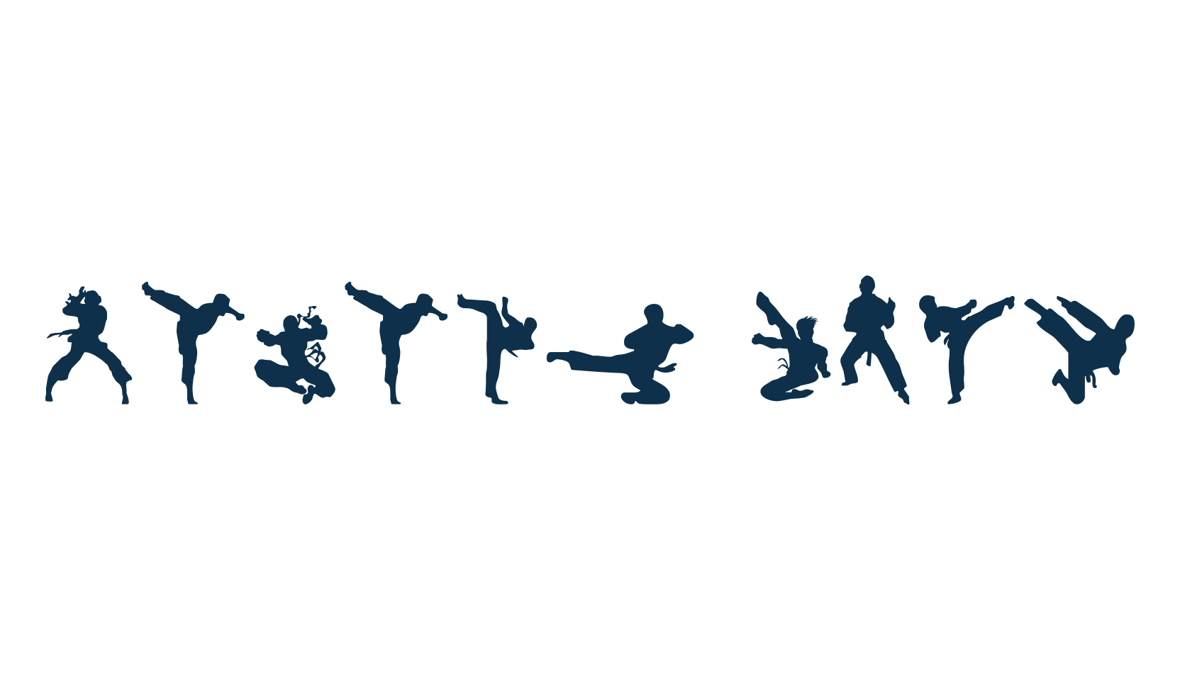 Karate Chop, fancy decorative font preview