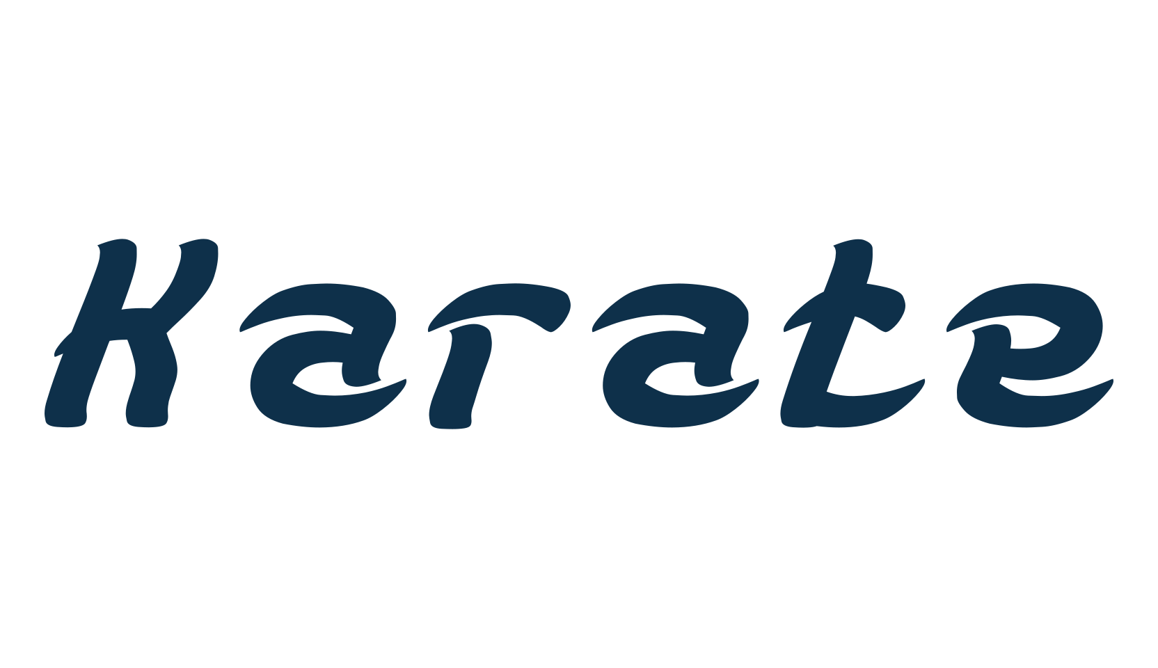Karate (karate2), chinese, jpn font preview