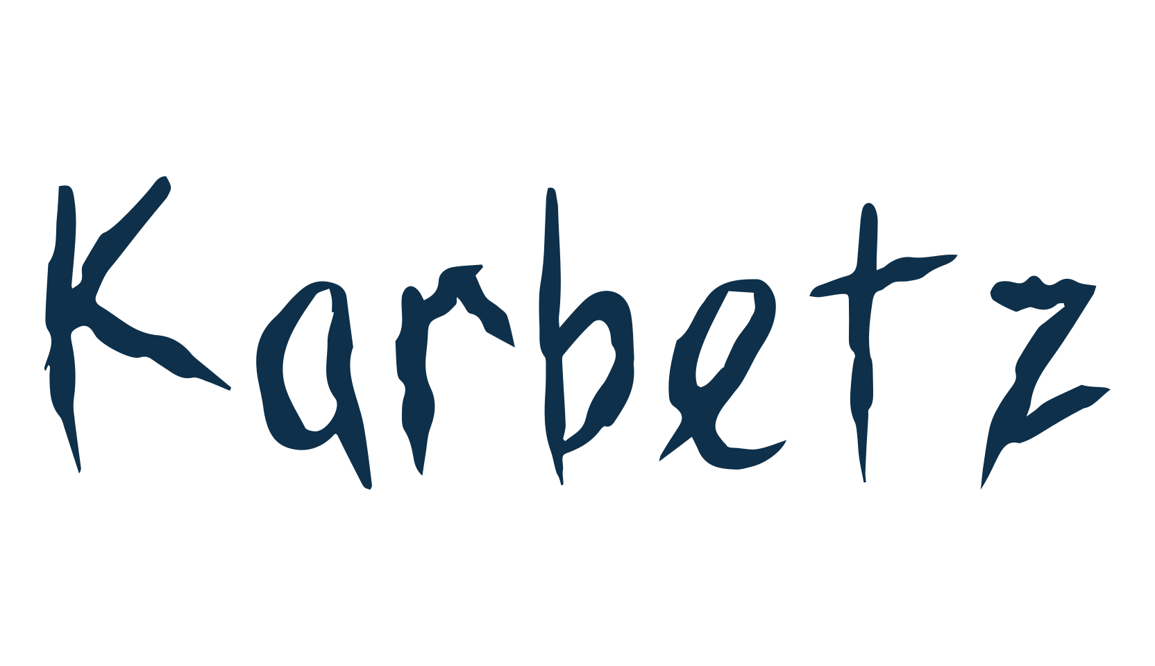 Karbetz, halloween font preview