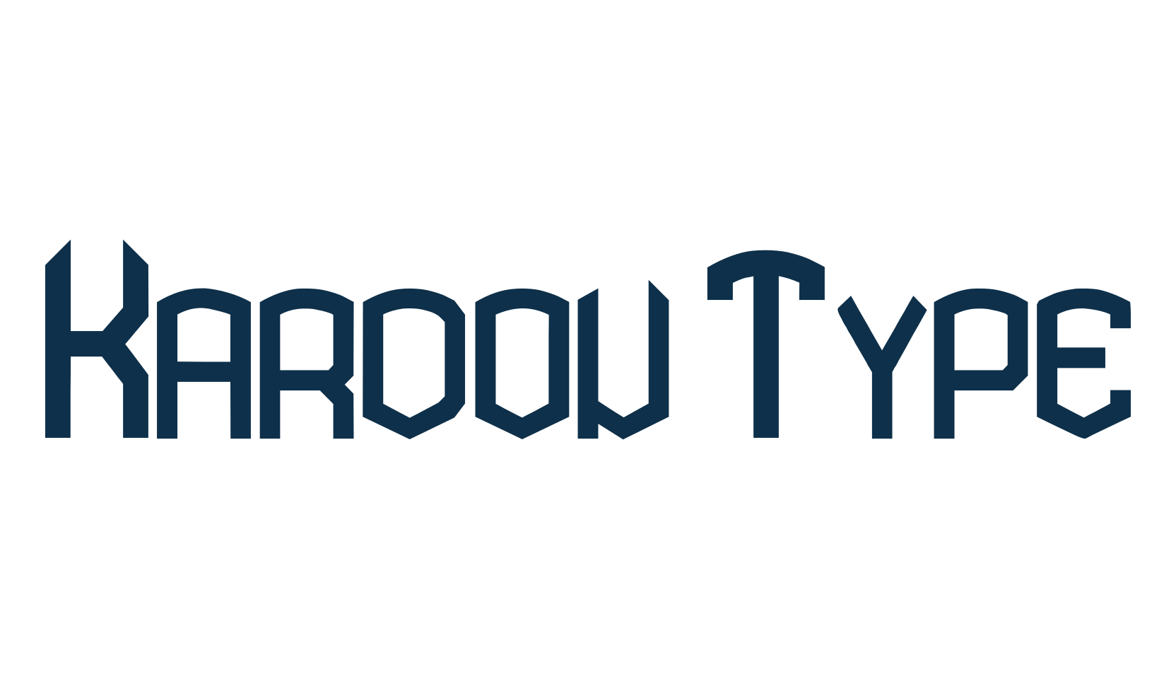 Kardon Type, fancy various techno sci-fi font preview