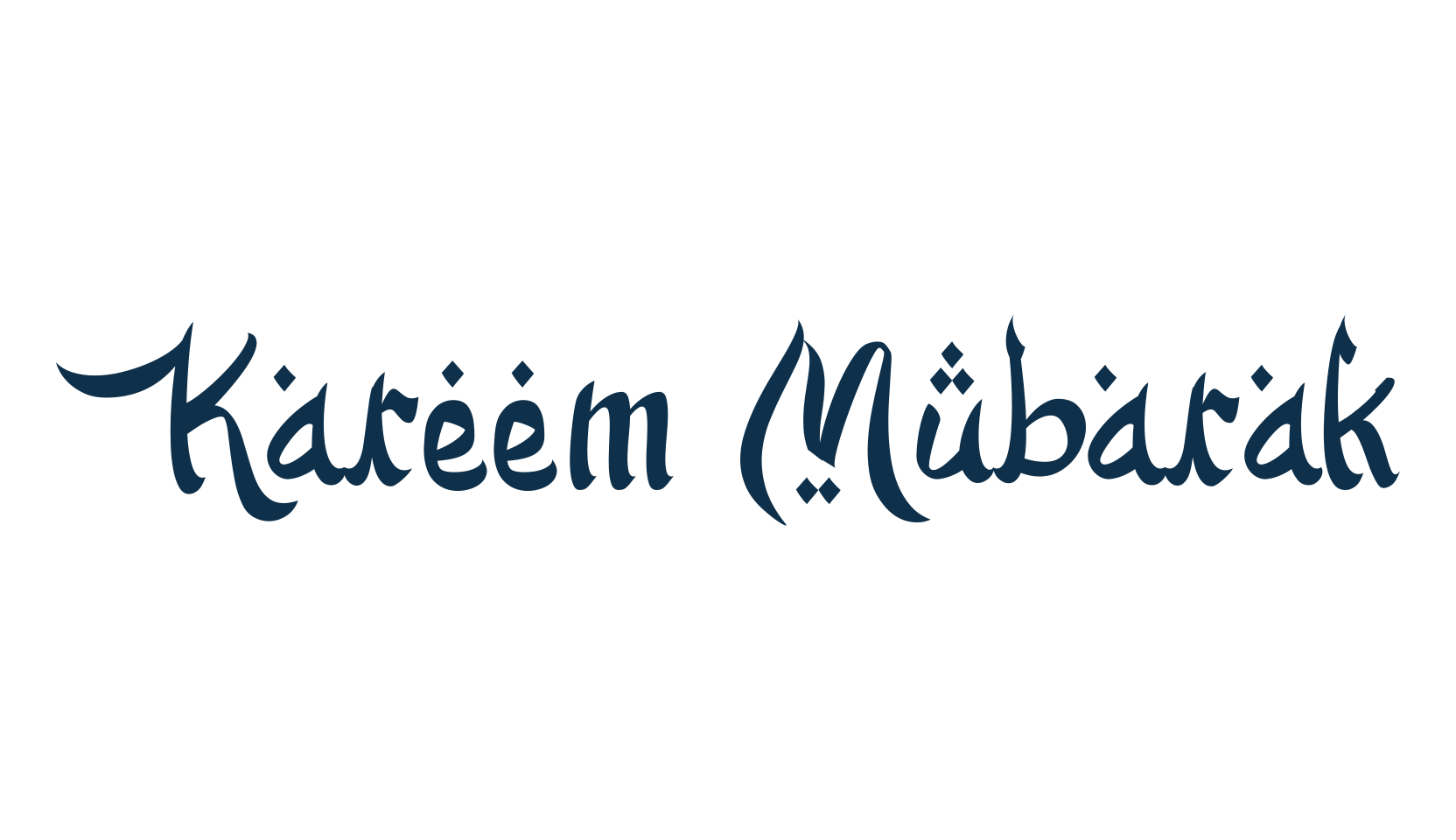 Kareem Mubarak, arabic font preview