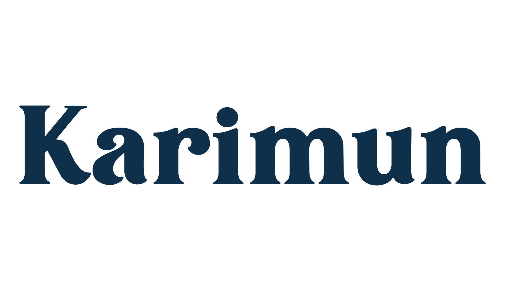 Karimun, retro font preview