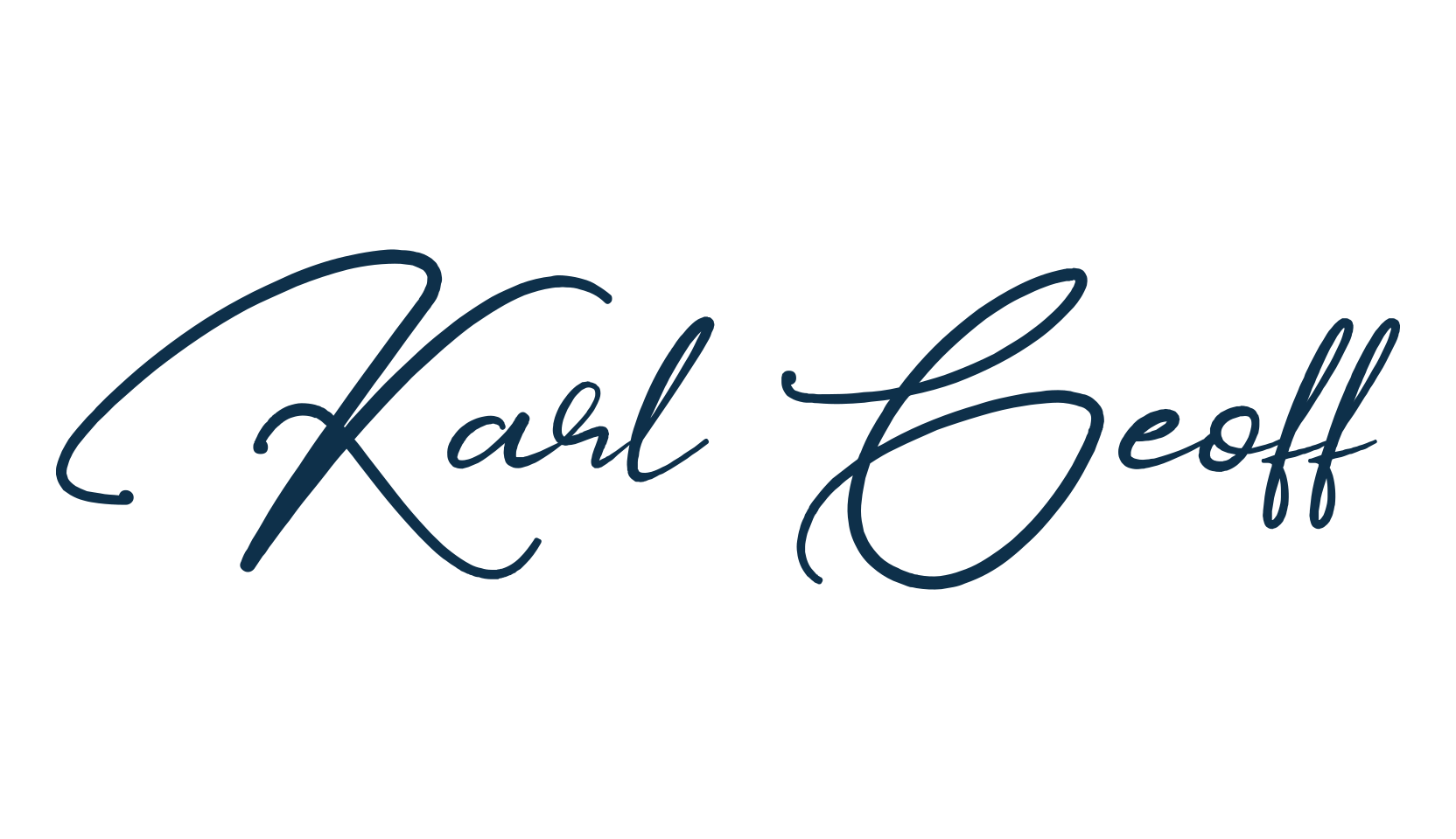 Karl Geoff, handwriting font preview