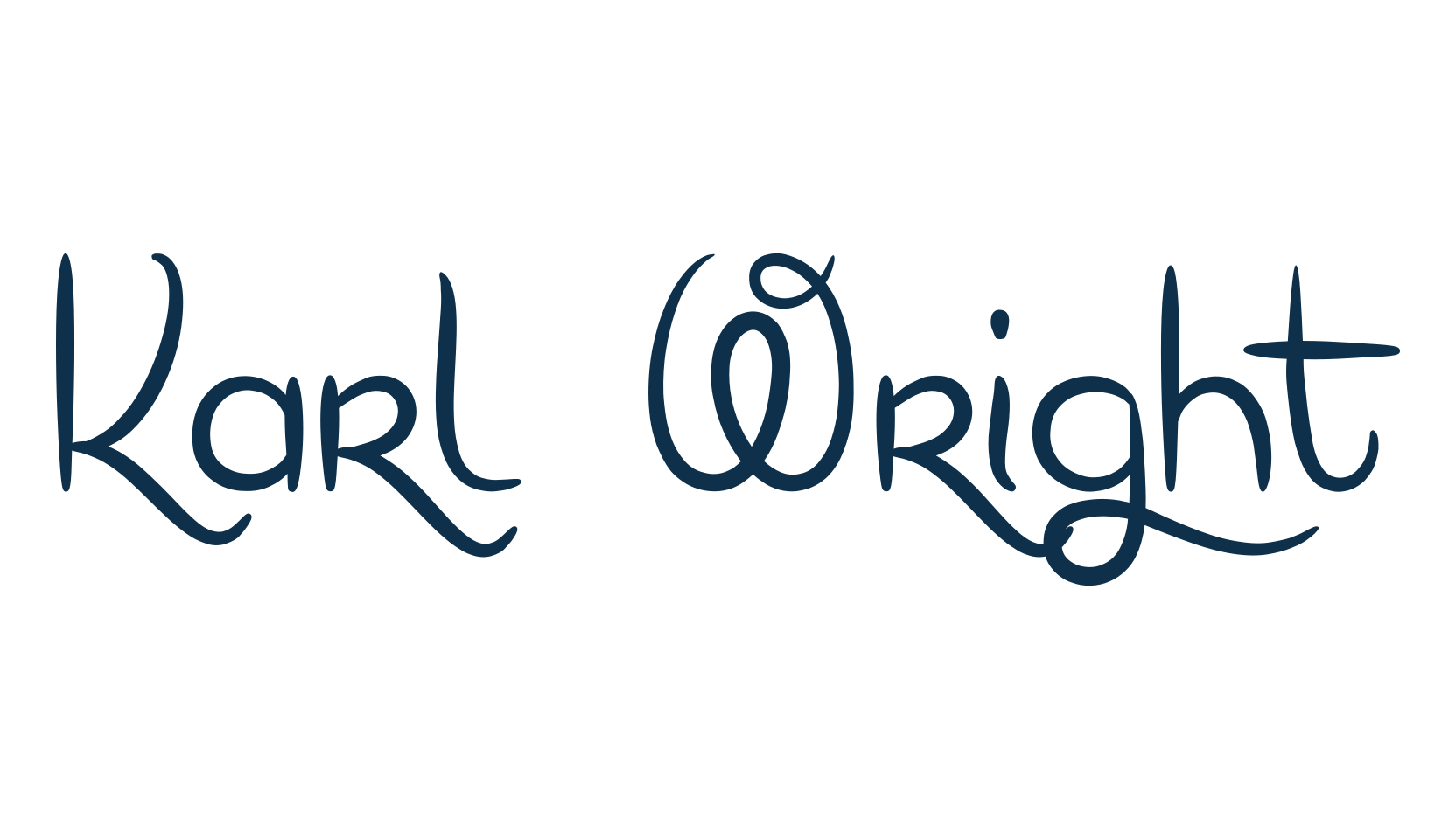 Karl Wright, fancy decorative font preview