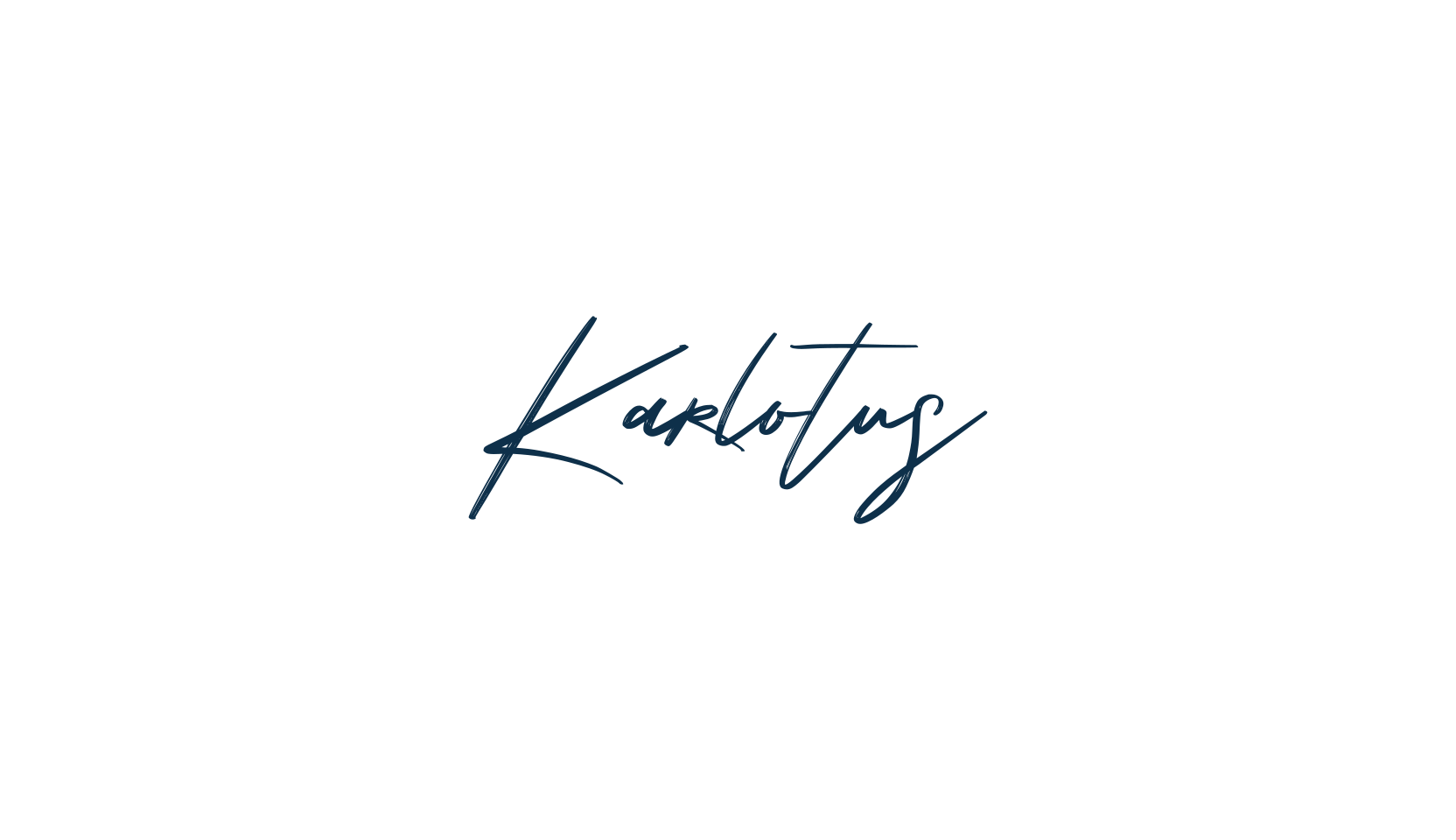 Karlotus, script handwritten fancy decorative calligraphy font preview