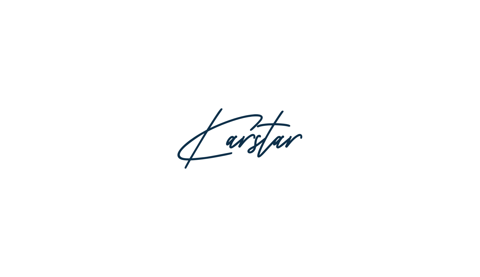 Karstar, script handwritten fancy decorative calligraphy font preview
