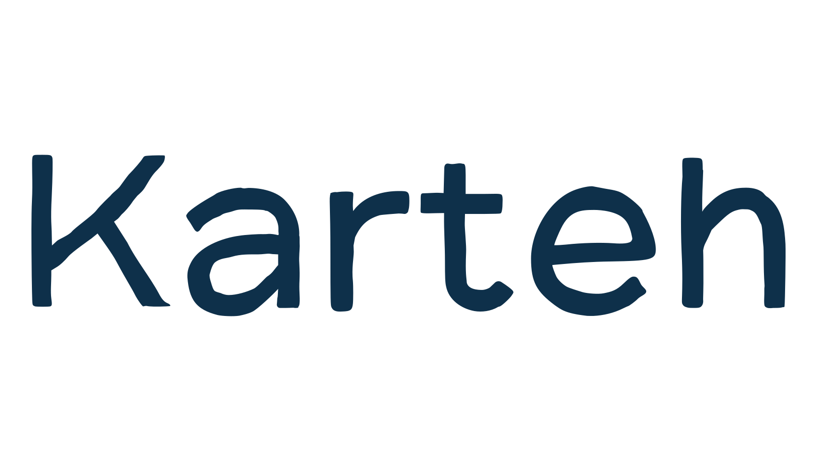 Karteh, fancy various decorative font preview