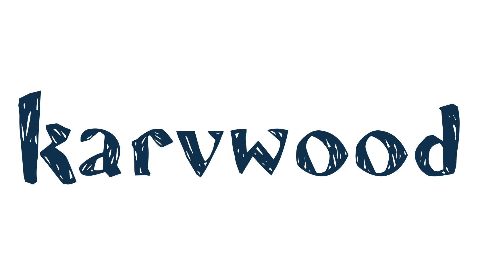 Karvwood, fancy various decorative font preview
