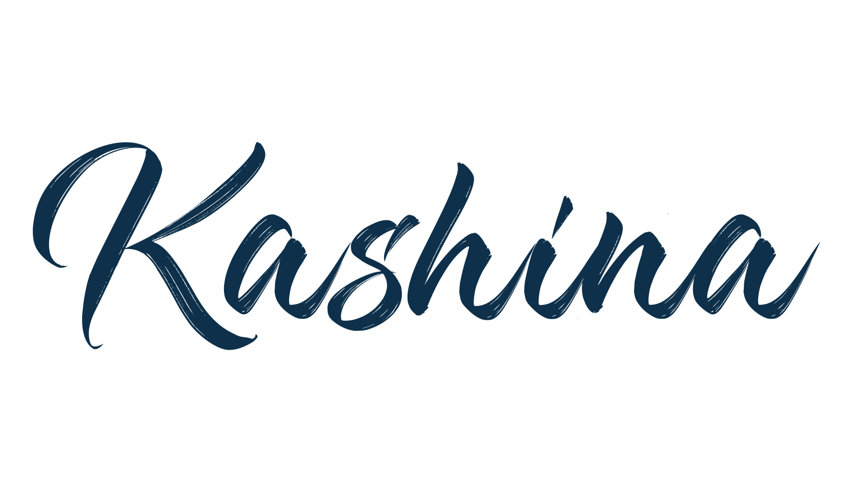 Kashina, brush font preview