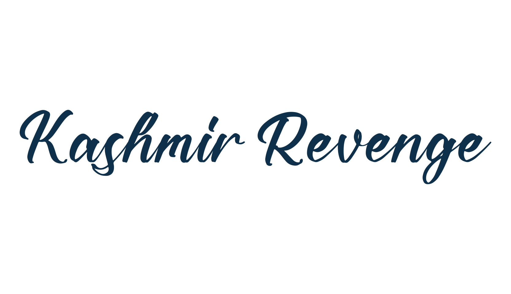 Kashmir Revenge, script handwritten fancy decorative calligraphy font preview