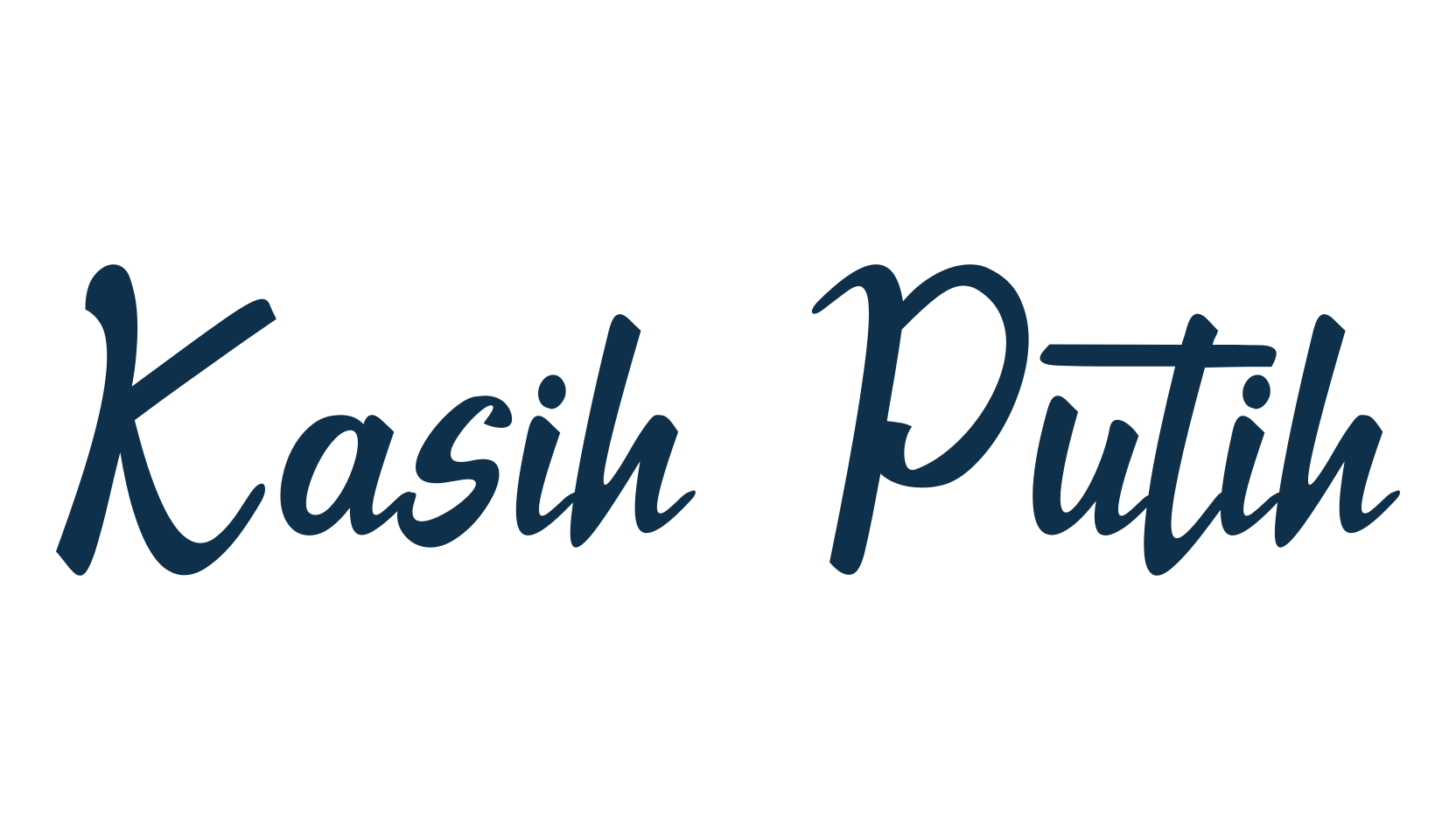 Kasih Putih, display market font preview