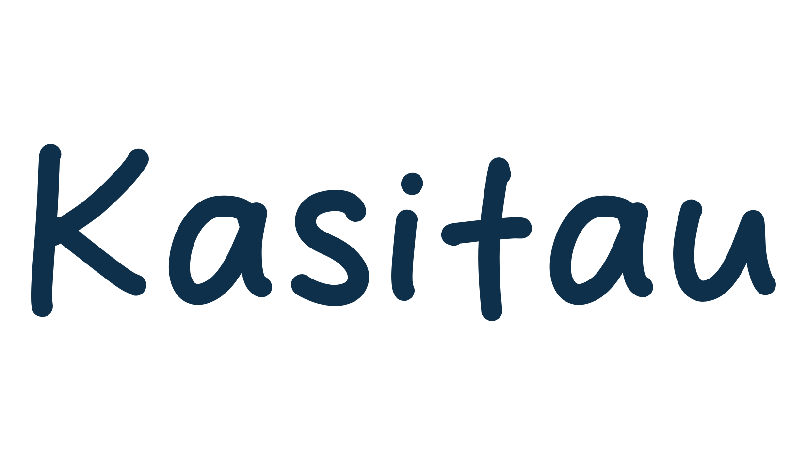 Kasitau, script handwritten fancy decorative calligraphy font preview