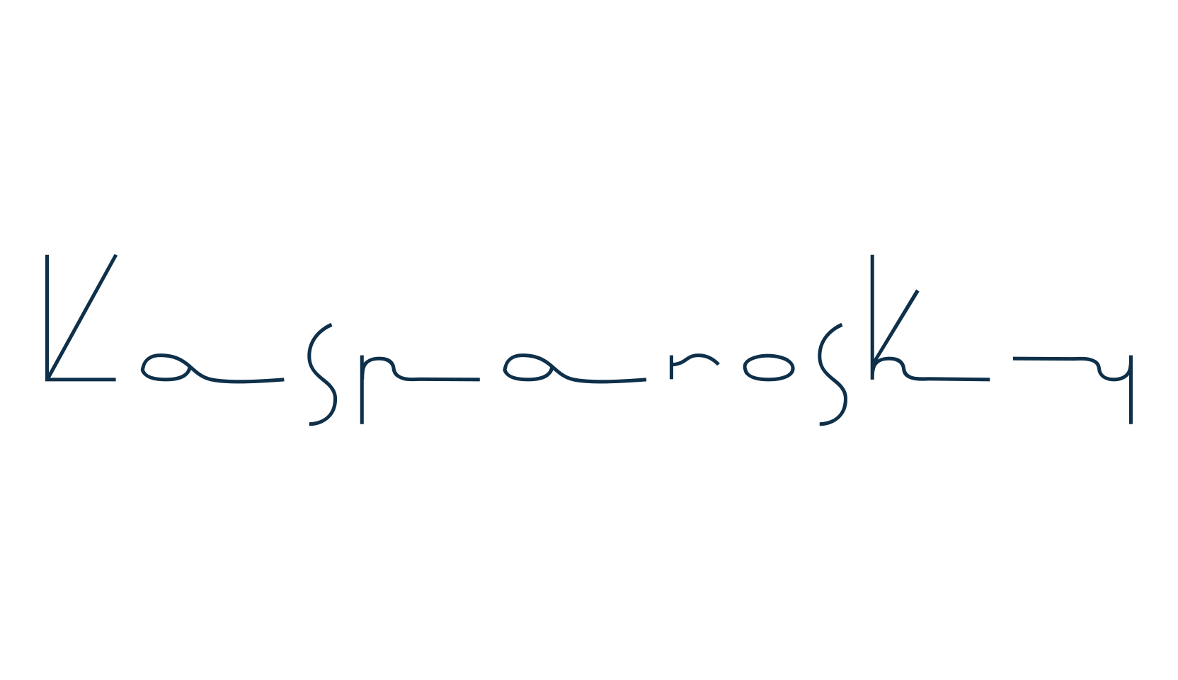 Kasparosky, fancy decorative font preview