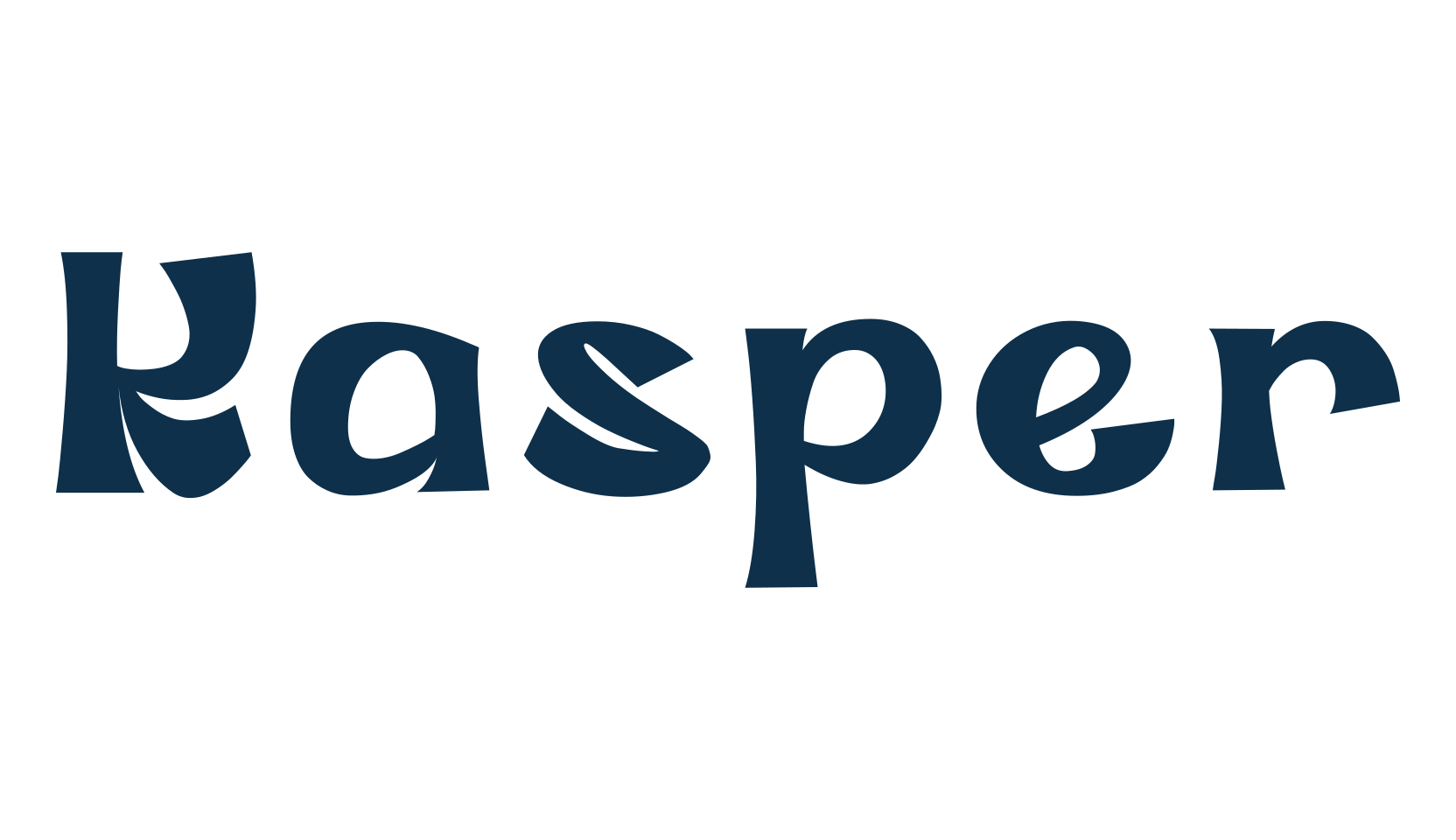 Kasper, groovy font preview