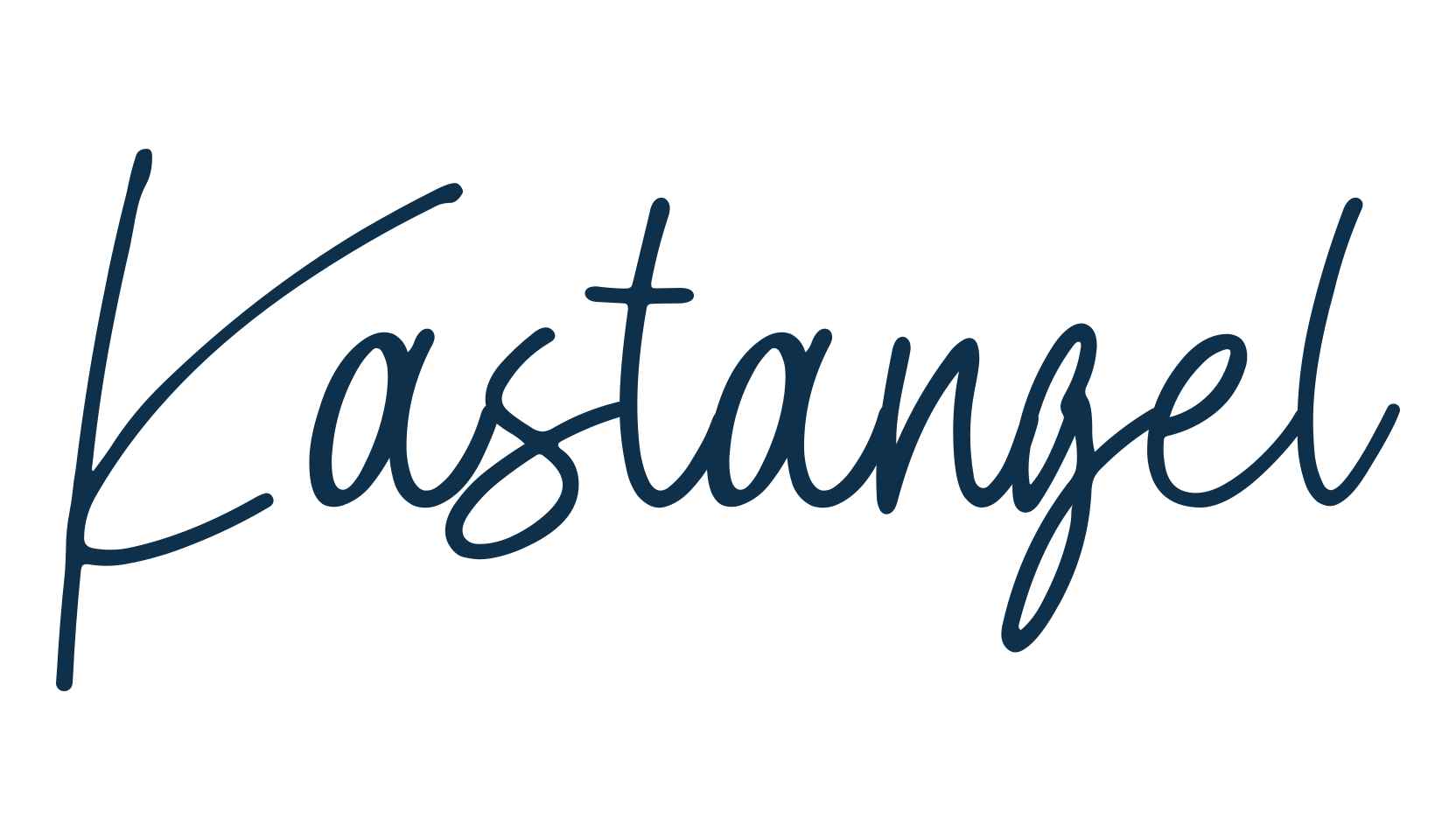 Kastangel (kastangel-2), handwriting font preview