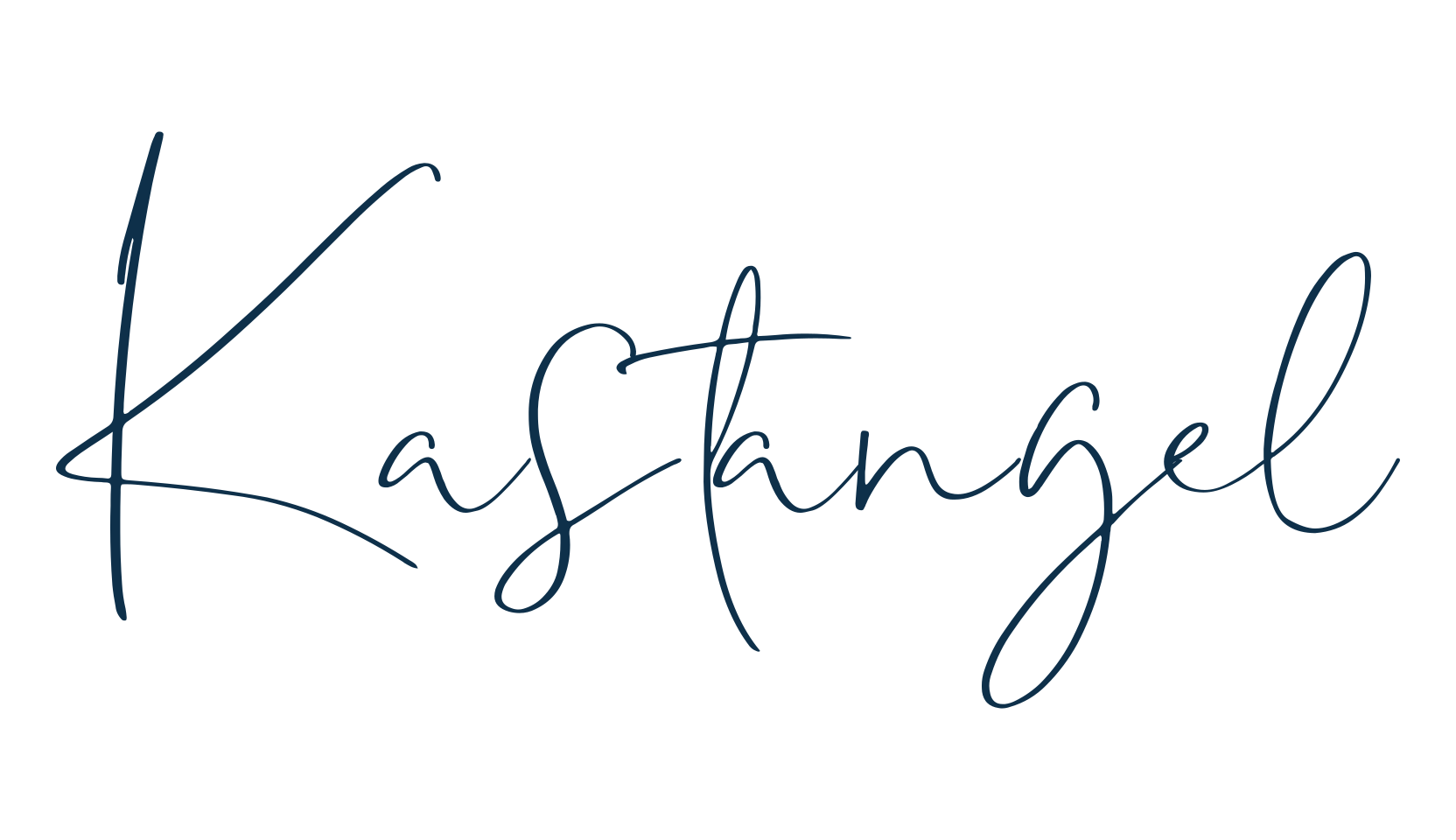 Kastangel, script handwritten fancy decorative calligraphy font preview