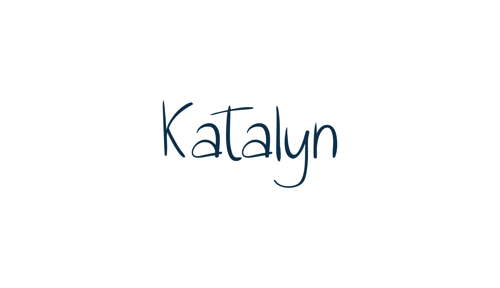 Katalyn, script handwritten fancy decorative calligraphy font preview
