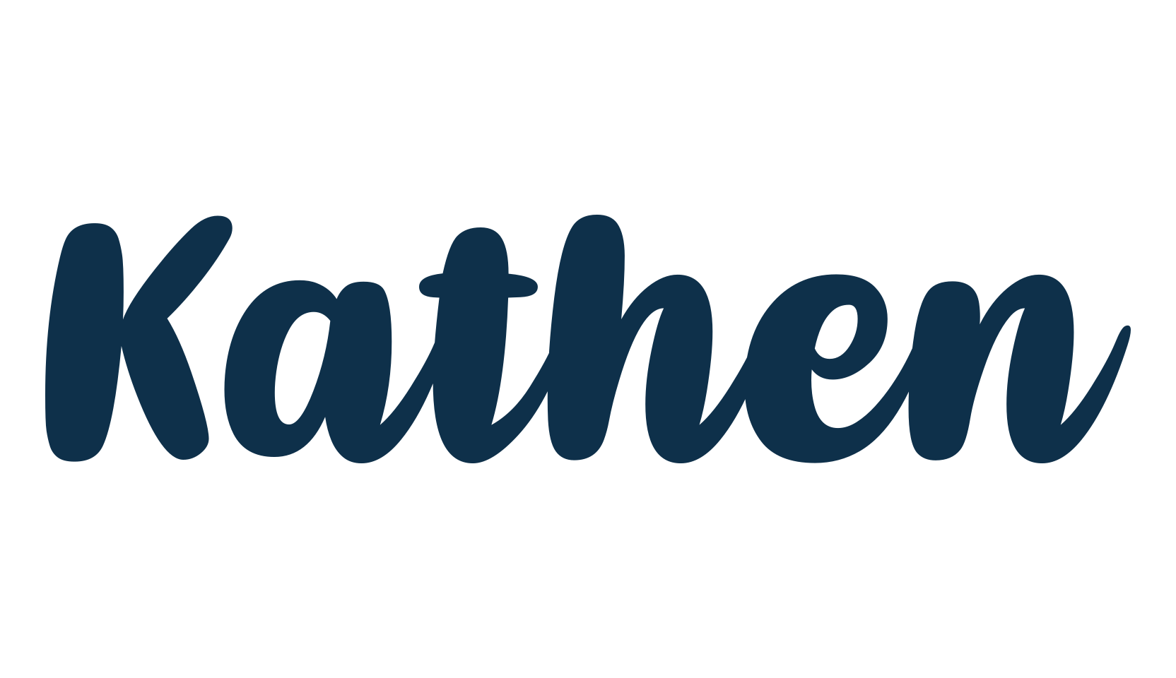 Kathen, script brush fancy decorative calligraphy font preview