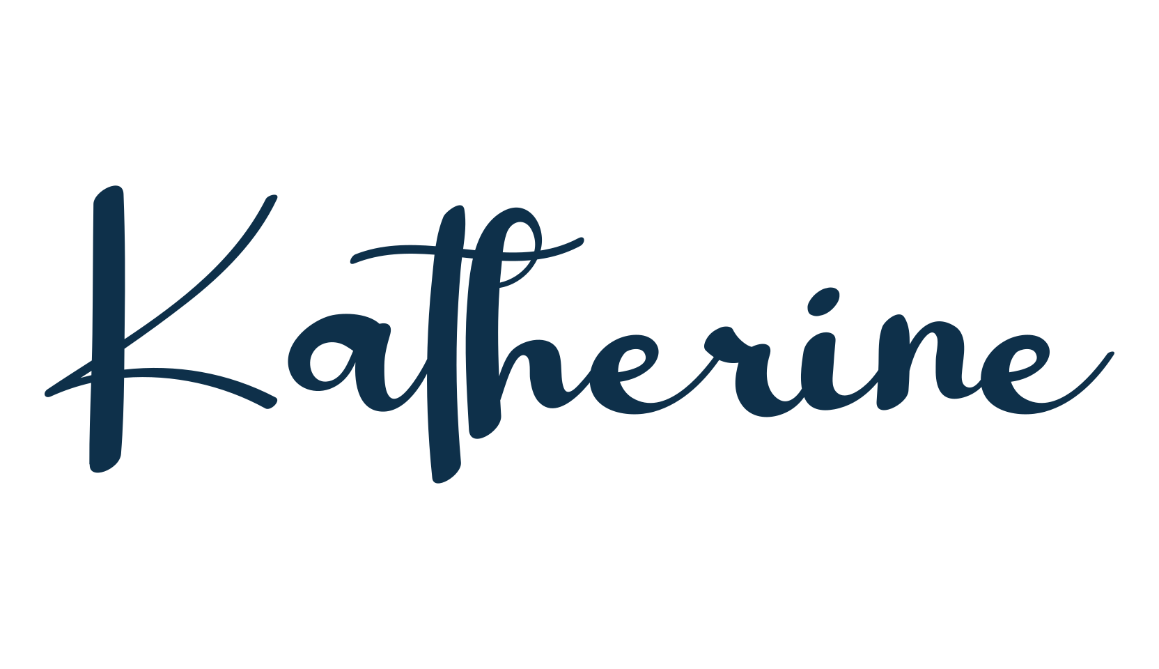 Katherine (katherine-4), fancy decorative font preview