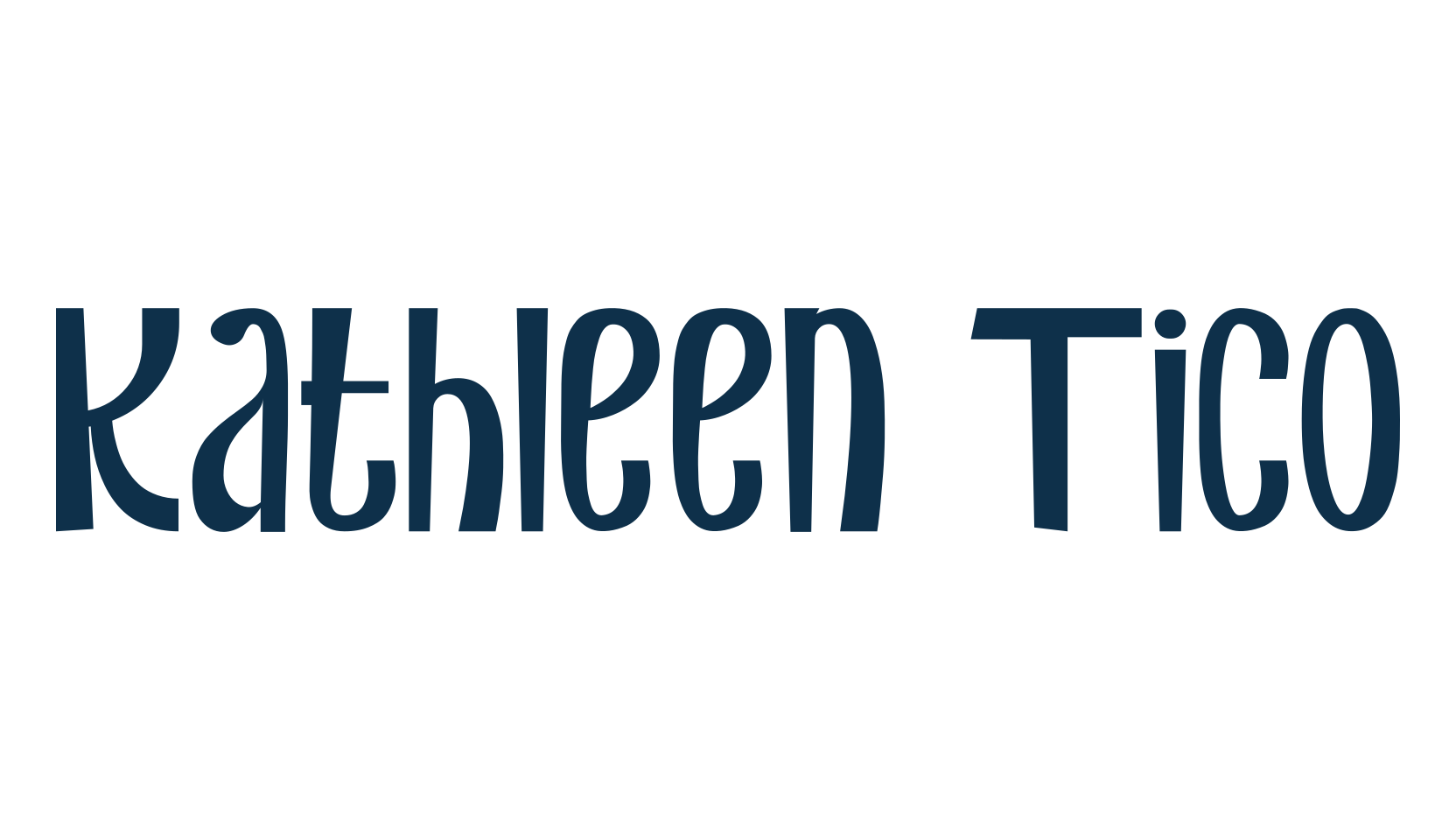 Kathleen Tico, fancy various decorative font preview