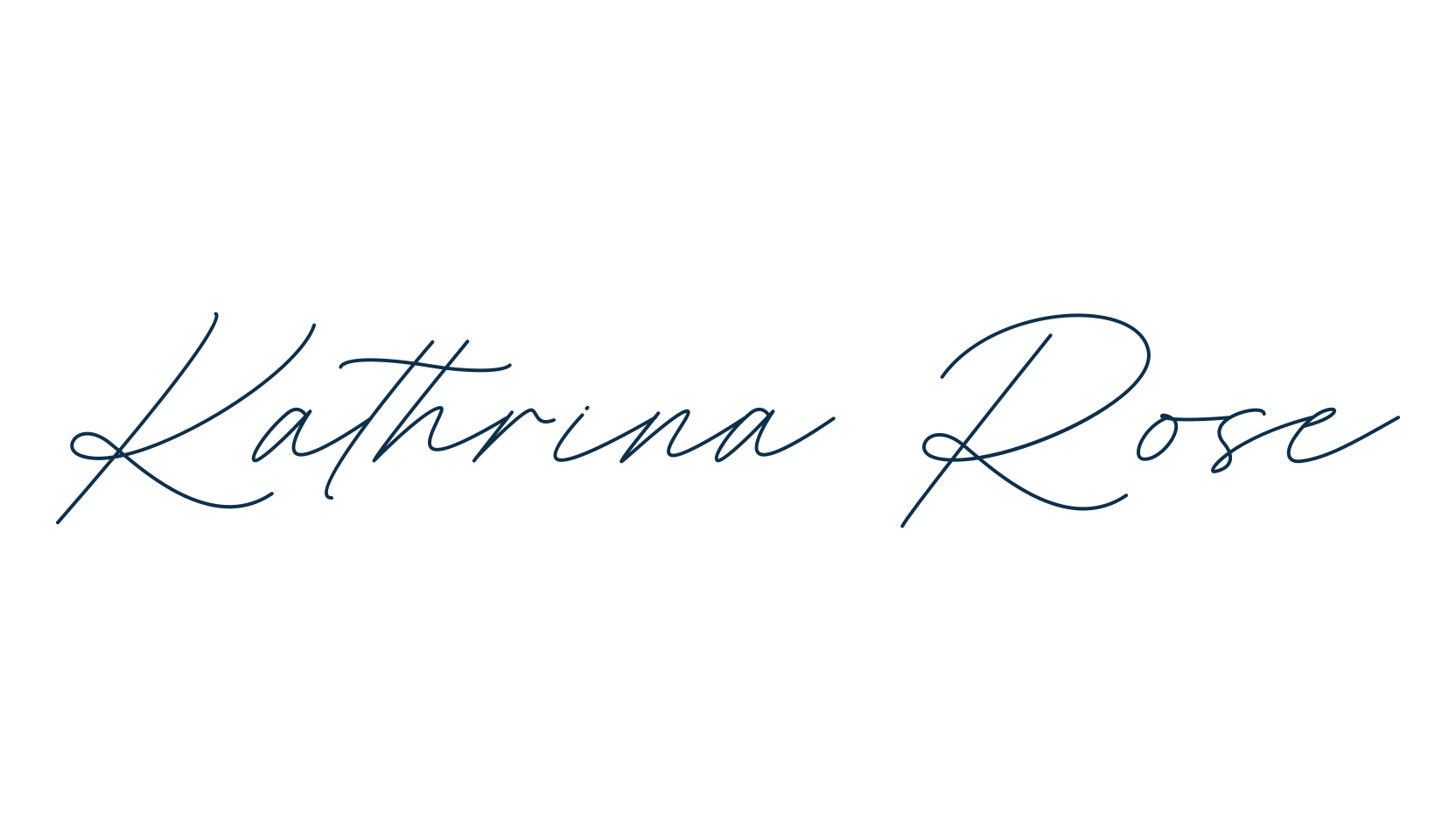 Kathrina Rose, script handwritten fancy decorative calligraphy font preview
