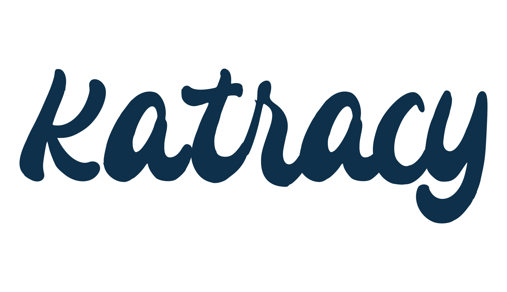 Katracy, fancy decorative font preview