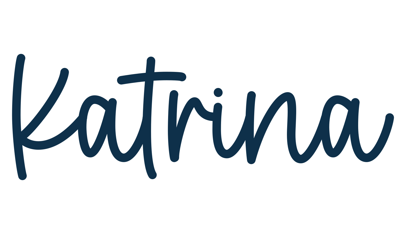 Katrina, script handwritten fancy decorative calligraphy font preview