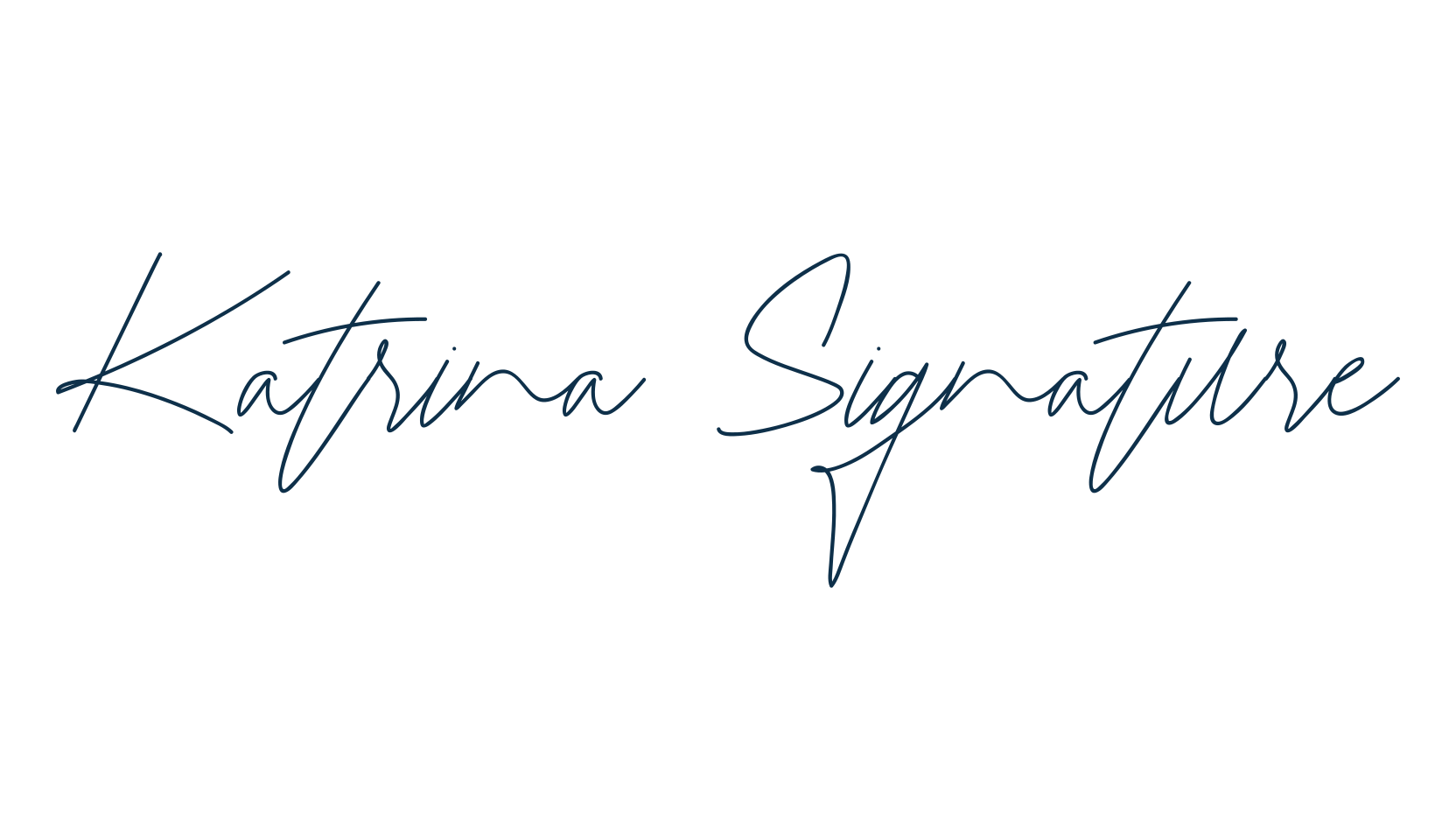 Katrina Signature, script handwritten fancy decorative calligraphy font preview