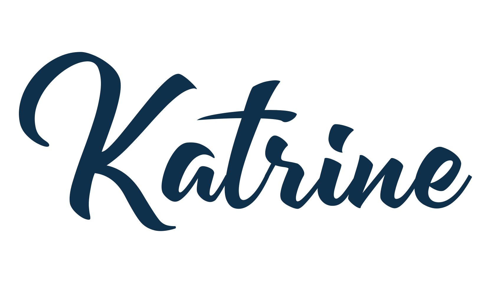 Katrine (katrine), old school font preview