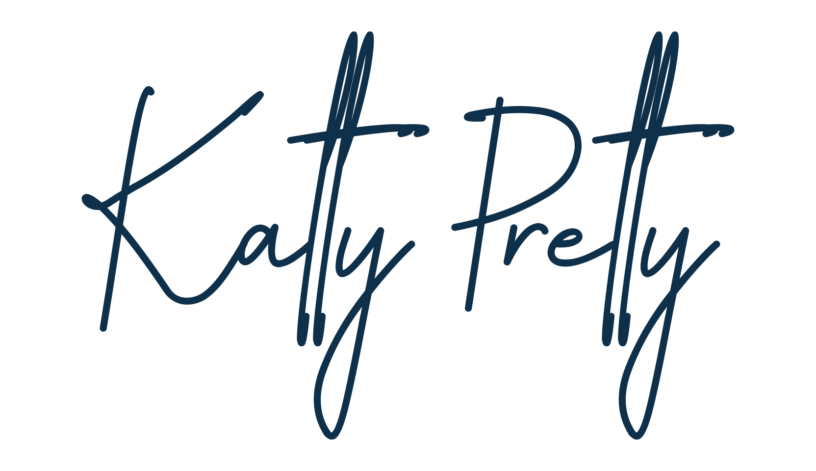 Katty Pretty, script handwritten fancy decorative calligraphy font preview