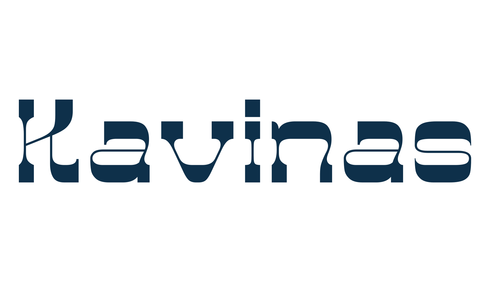 Kavinas, fancy retro decorative font preview