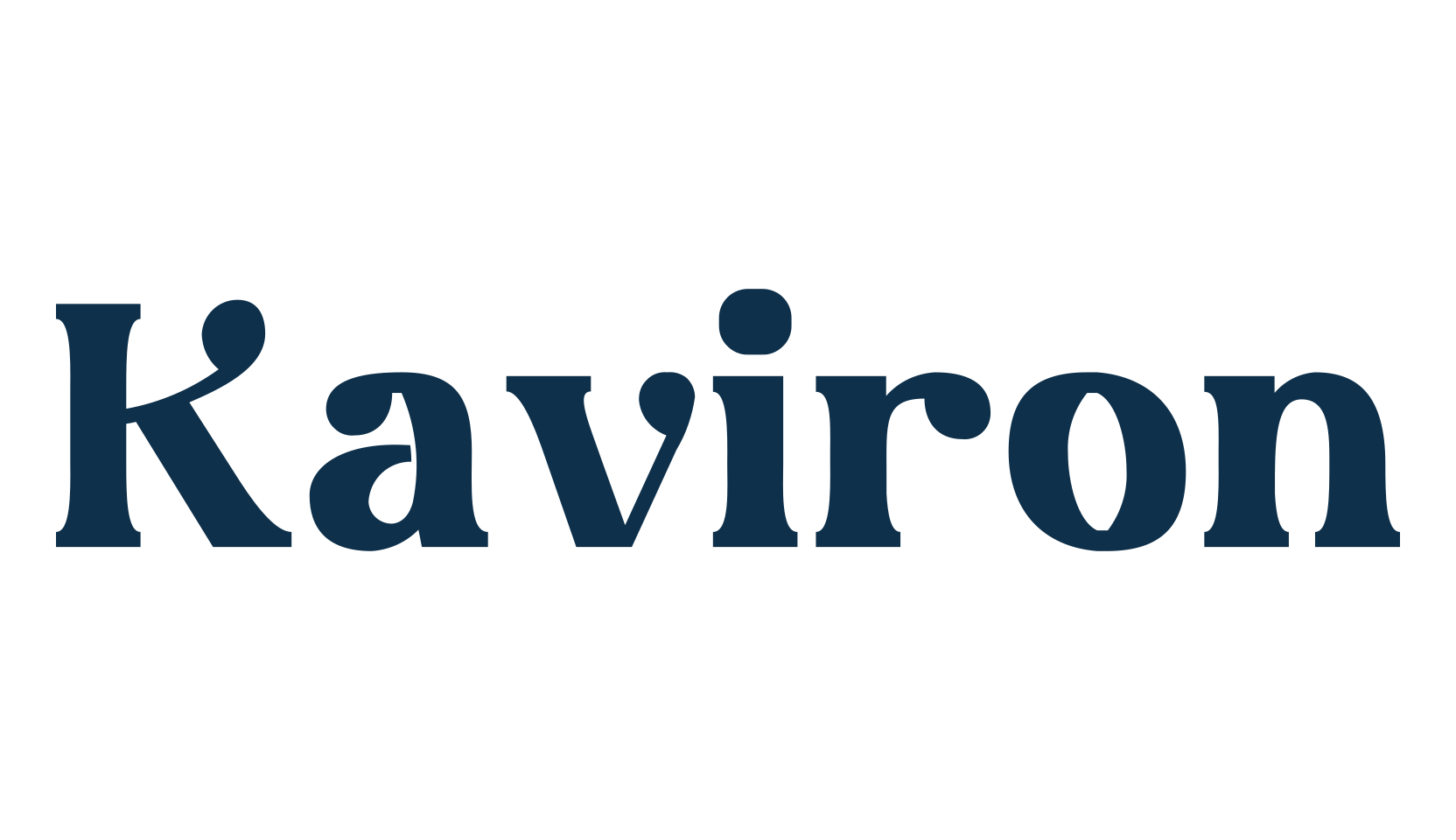 Kaviron, basic serif font preview