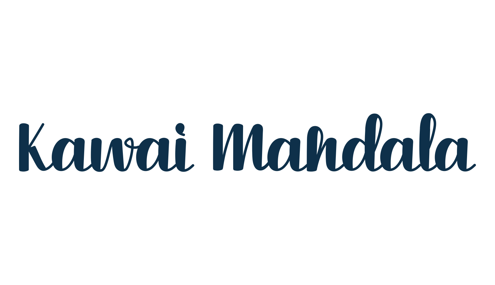 Kawai Mandala, fancy various decorative script calligraphy font preview