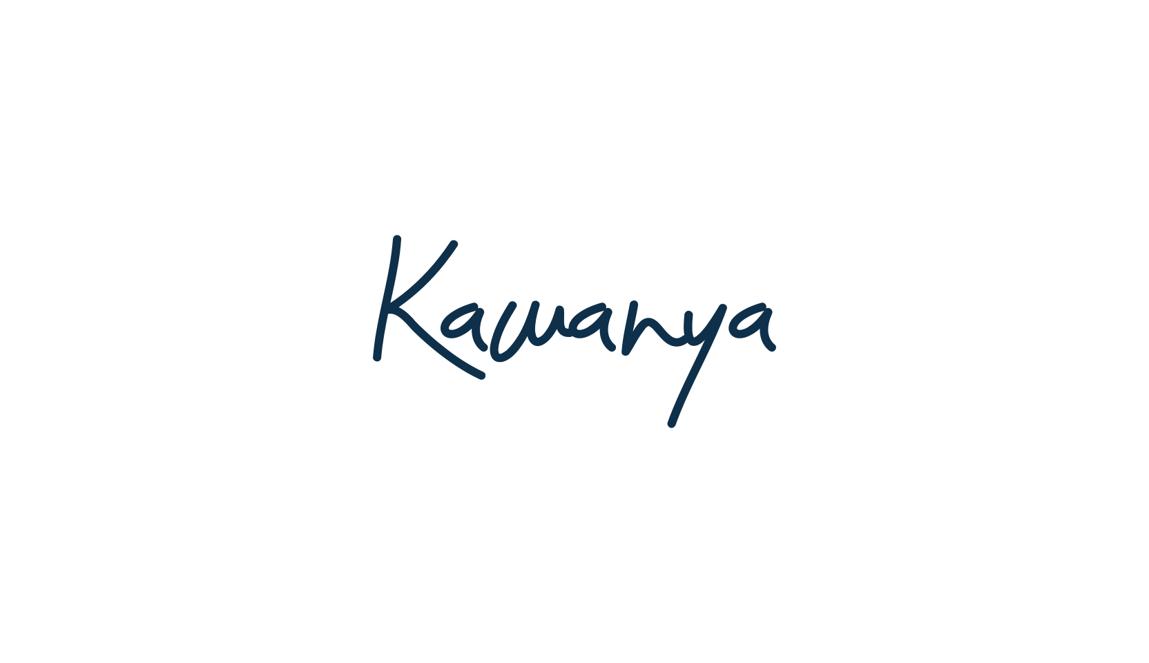 Kawanya, handwriting font preview