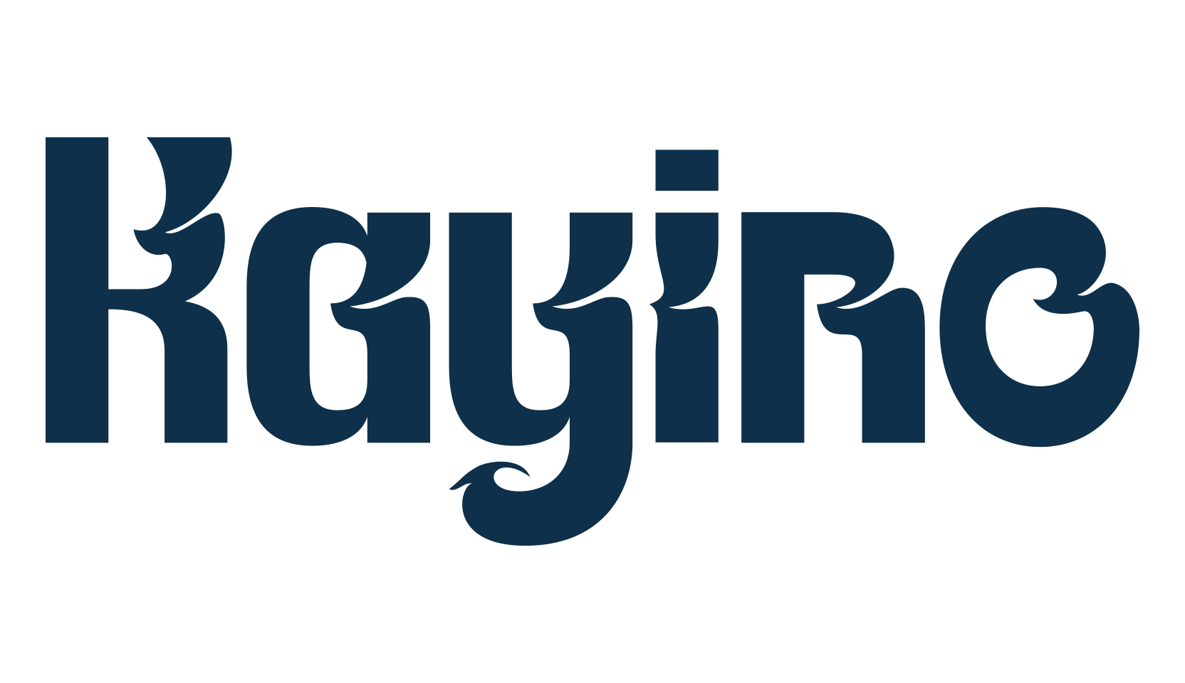 Kayino, groovy font preview