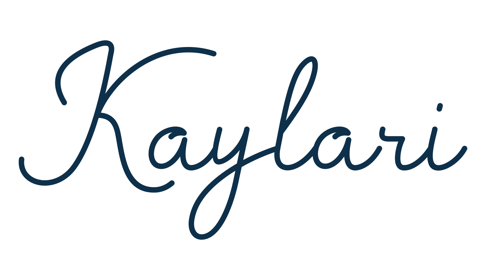 Kaylari, script handwritten fancy decorative calligraphy font preview