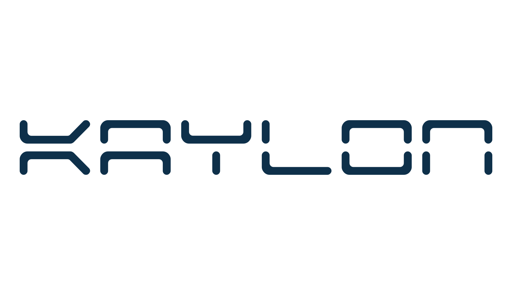 Kaylon, techno sci-fi font preview