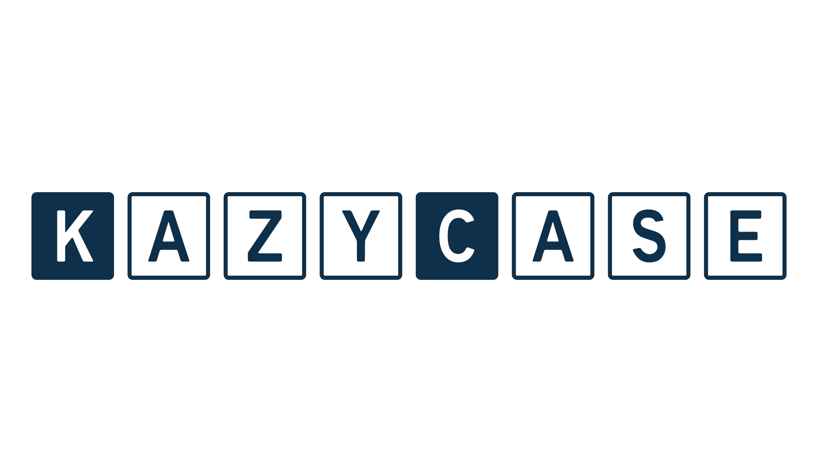 KazyCase, fancy decorative font preview