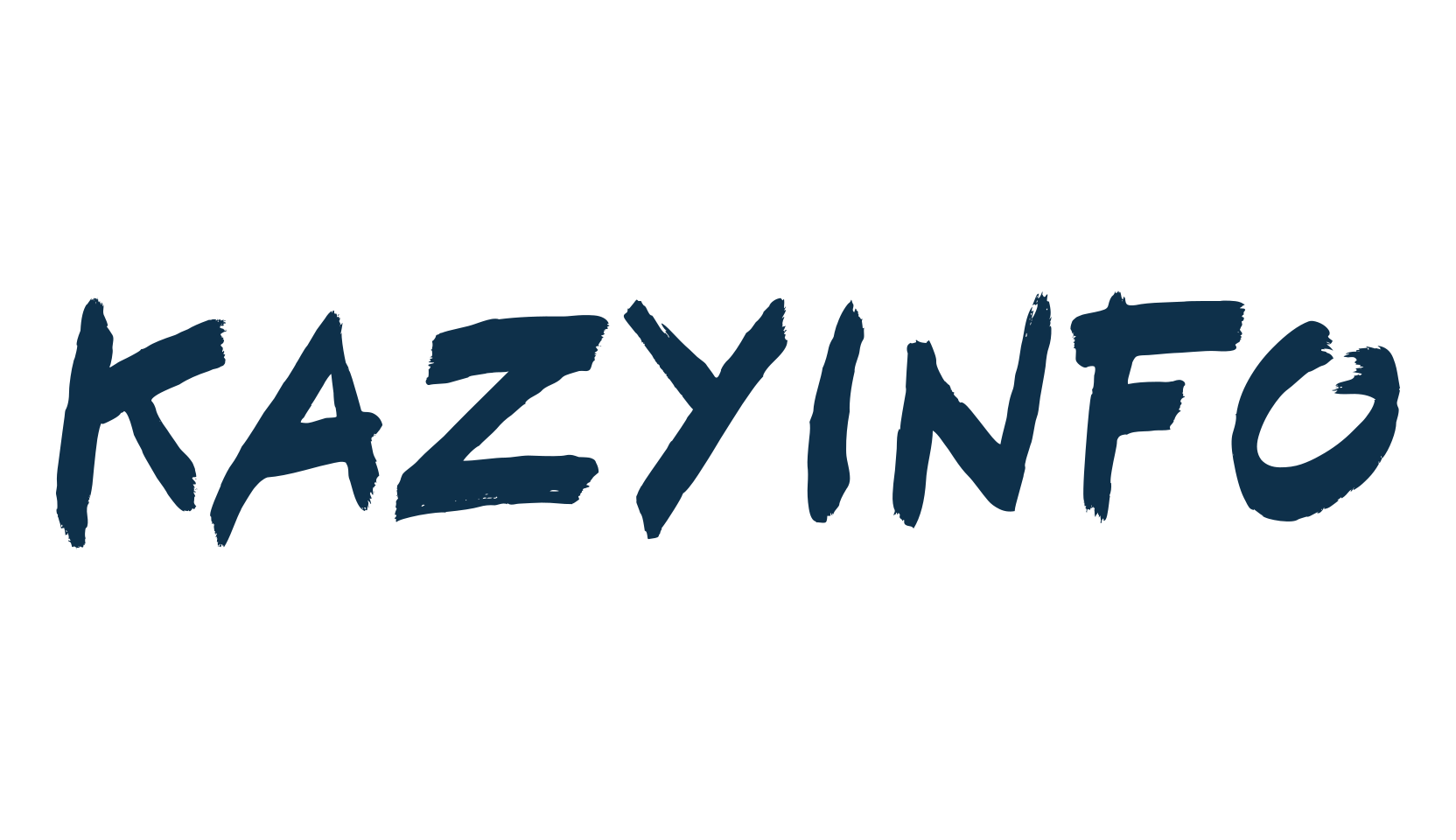 Kazyinfo, brush font preview