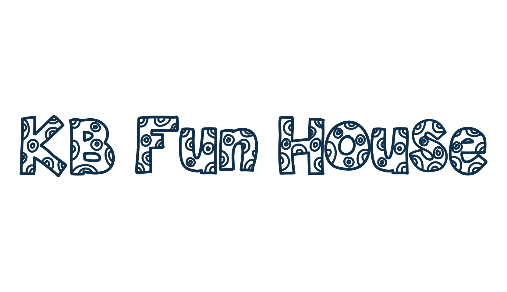 KB Fun House, decorative font preview